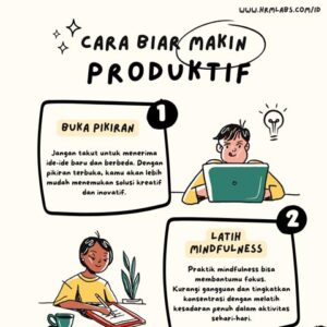 Infographic - Cara Biar Makin Produktif